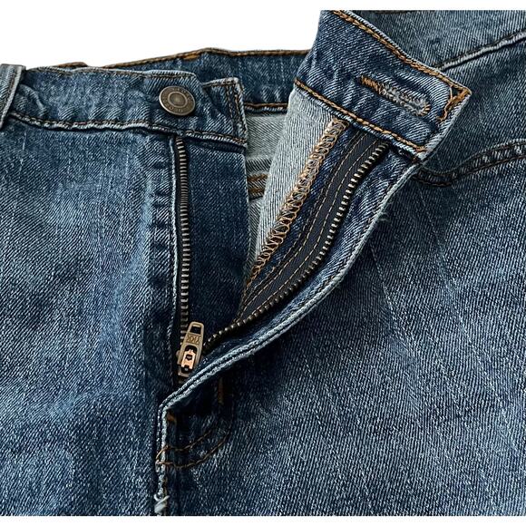 GEORGE BERMUDA/WALKING JEAN SHORTS, MENS, 30, DENIM BLUE, HIGH-RISE, CASUAL - Picture 2 of 12